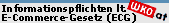 Informationspflicht nach dem E-Commerce-Gesetz (EGG)